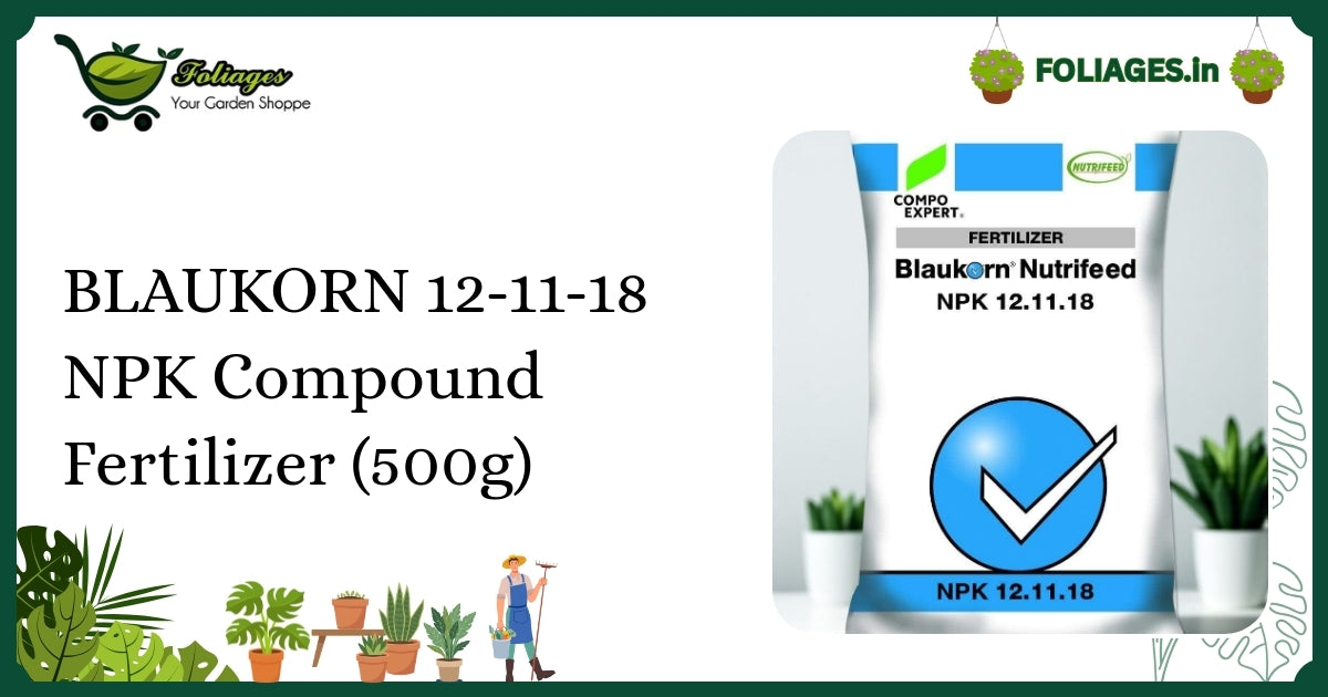 Balanced NPK 12-11-18 Fertilizer for Diverse Plants in India