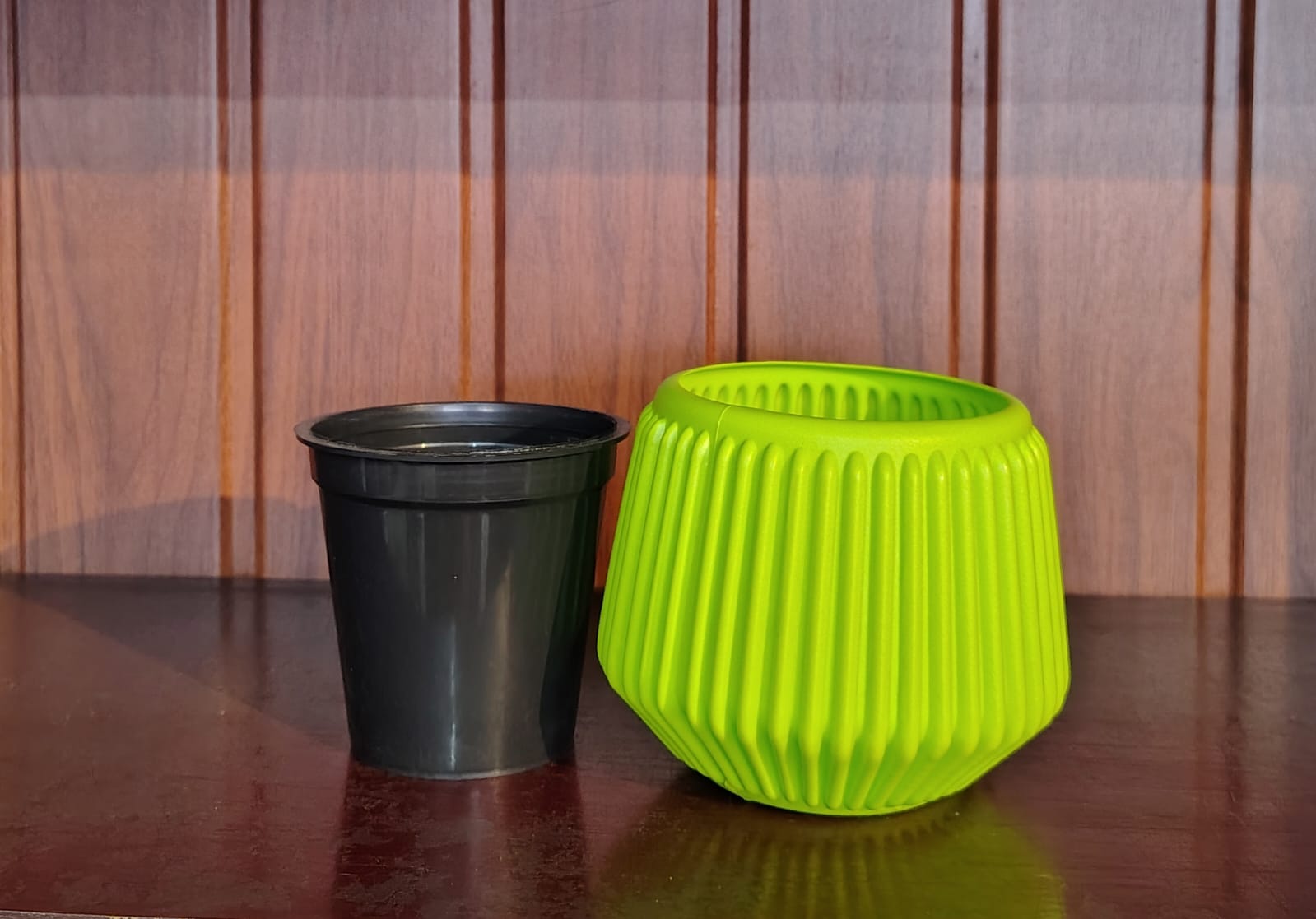 Set of 5 POT GREEN+INNER SL LINE