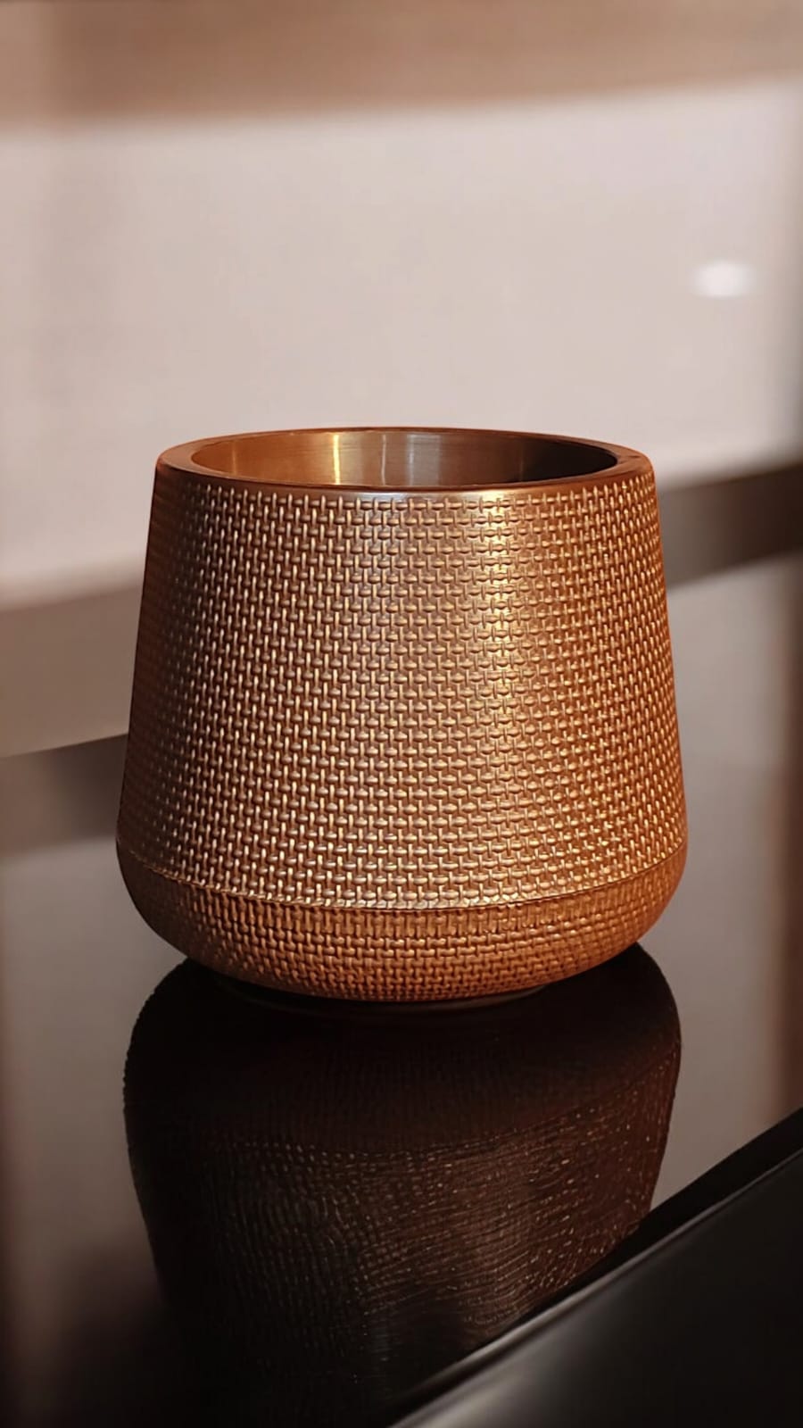 MUDKUDA SMALL BROWN POT
