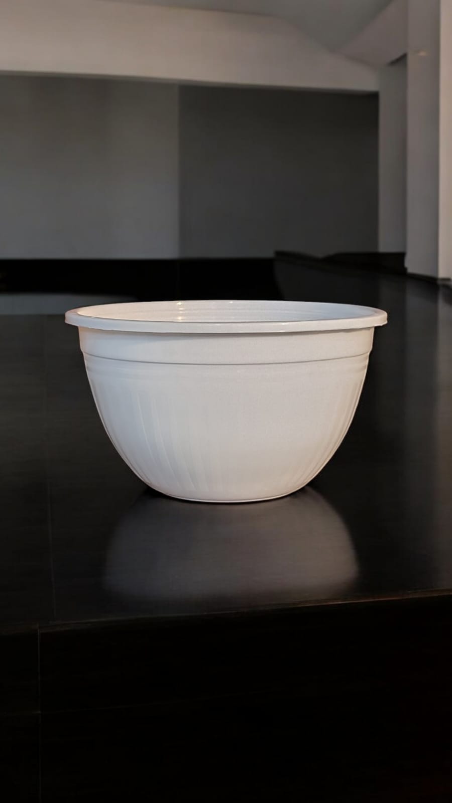HANGING POT WHITE+CHAIN set of 5