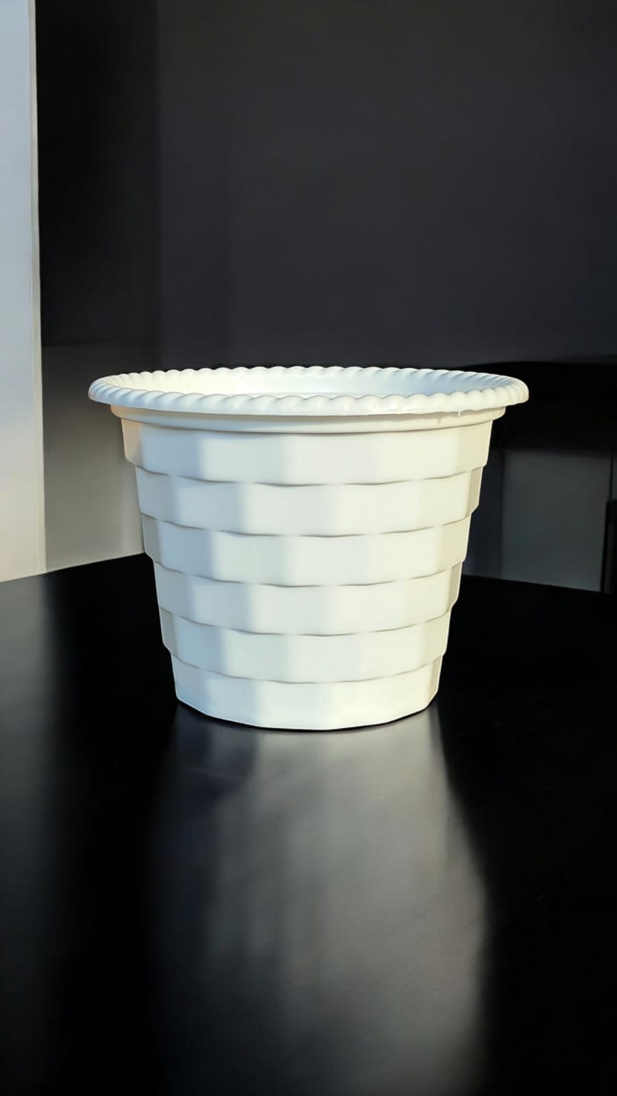 GAMLA WHITE Set of 3 pots