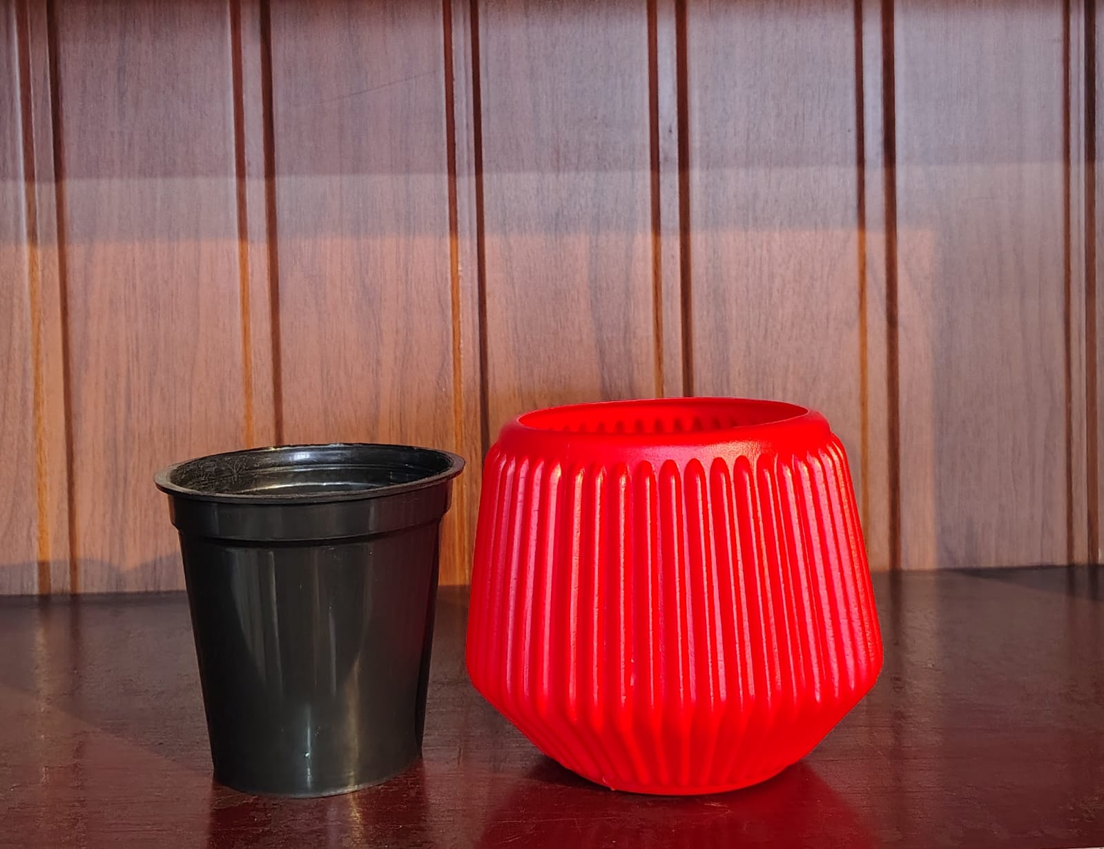 Set of 5 RED POT+INNER SL LINE