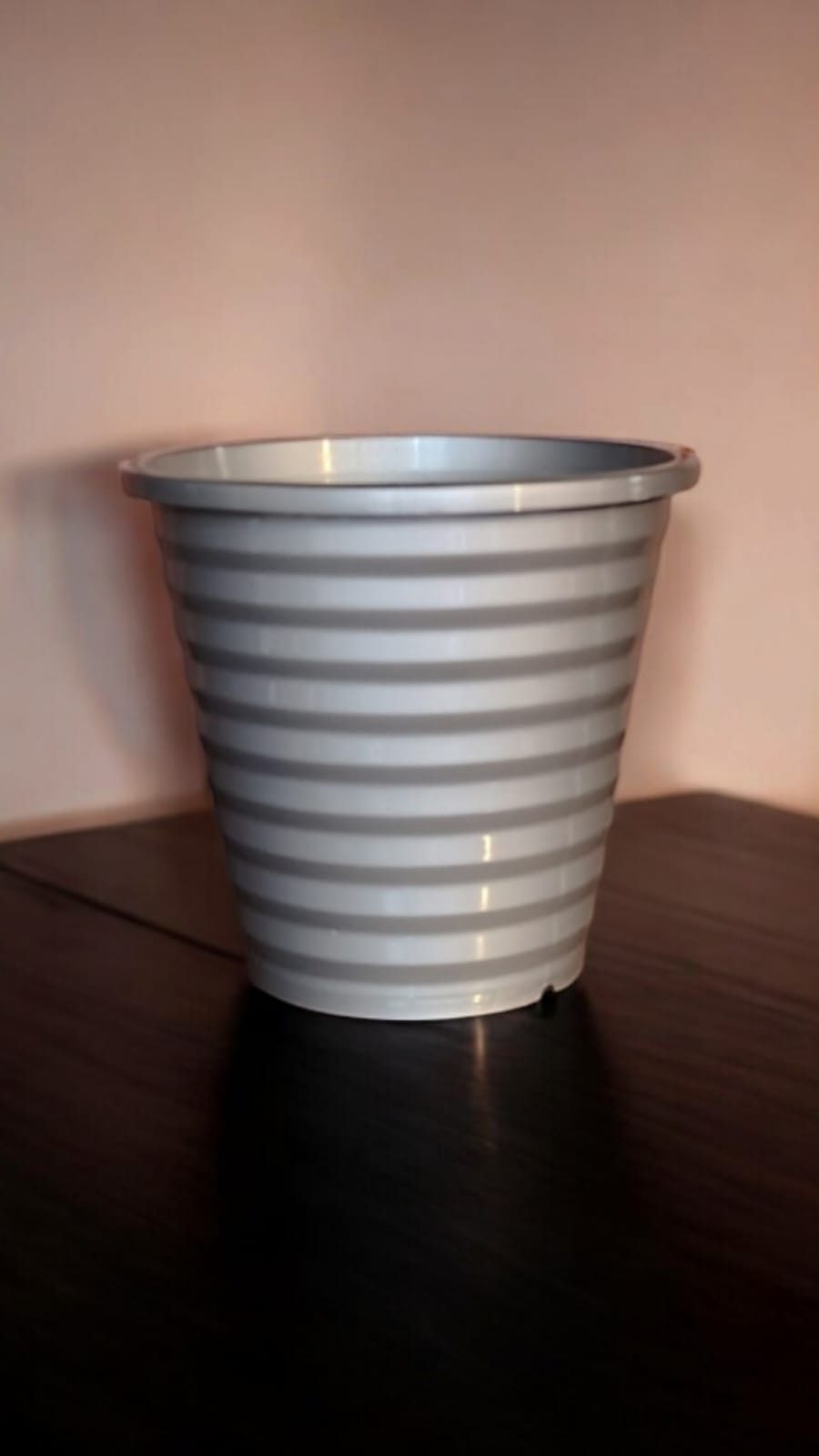 SILVER POTS set of 5  RING 5 inch
