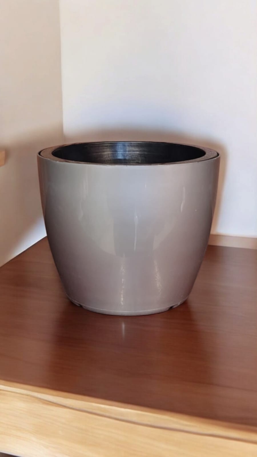 5 INCH INDOOR SILVER +INNER Set of 3 pots