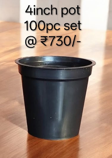 Pot Set 100pc of size 4"