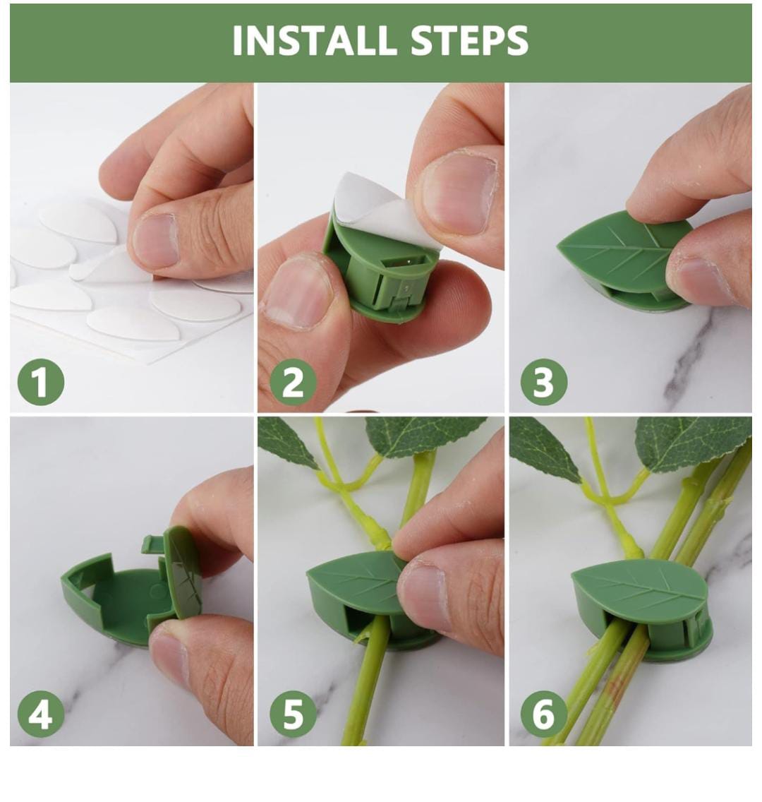 PLANT CLIMBING WALL CLIP 10 Pieces