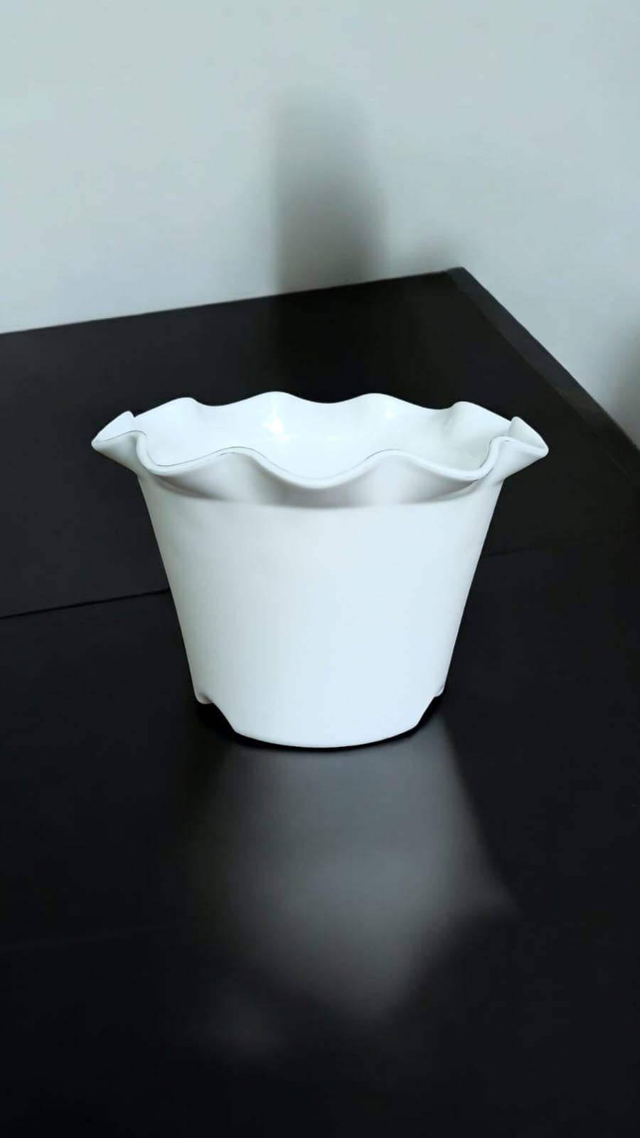 BLOSSOM 4"WHITE Set of 5 pots