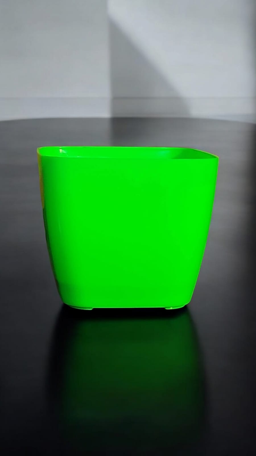 Set of 3 SQUARE GREEN  pots SL