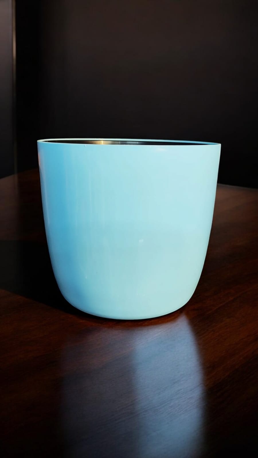 MINI SELF WATERING POT Blue +INNER POT
