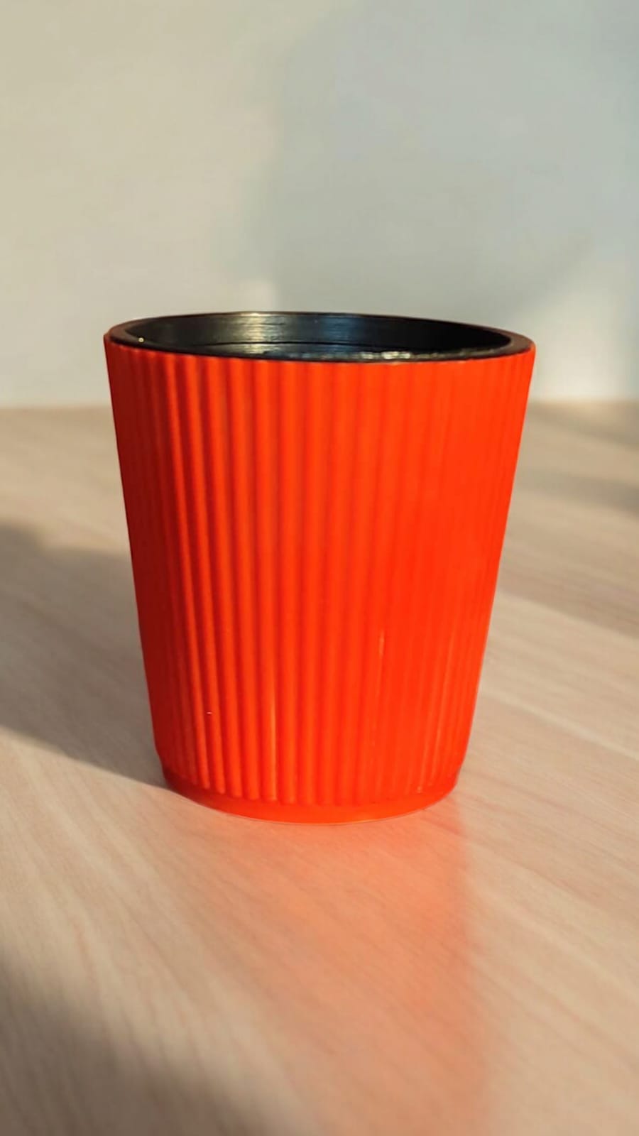 Set of 5 RED+INNER  pots RESSA 4 inch