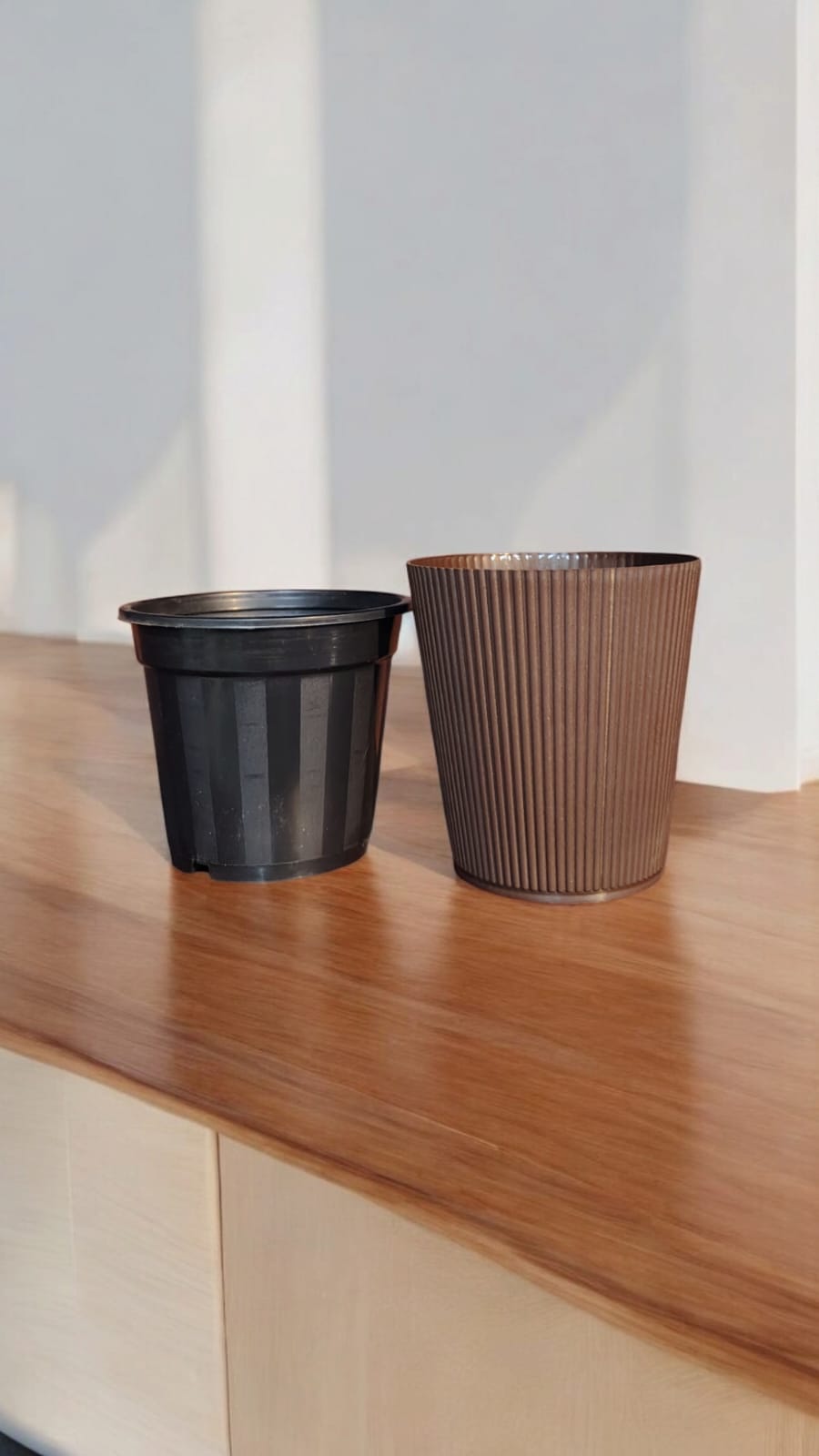 BROWN POT RESSA 7 inch