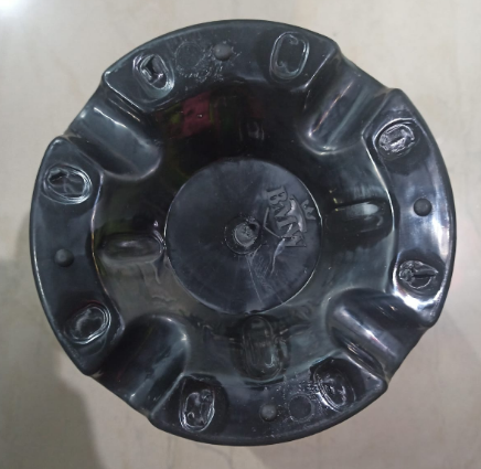 7 INCH LINE POT BLACK