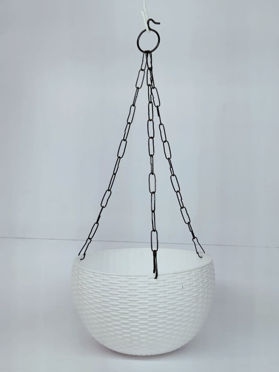 BASKET WHITE+CHAIN set of 5
