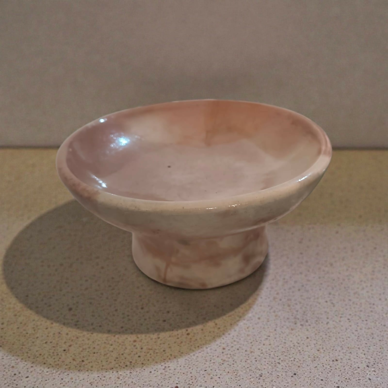 The Plinth - Pedestal Bowl | 3 layer lucky bamboo | Brazillian Log bowl | eco friendly | natural colour