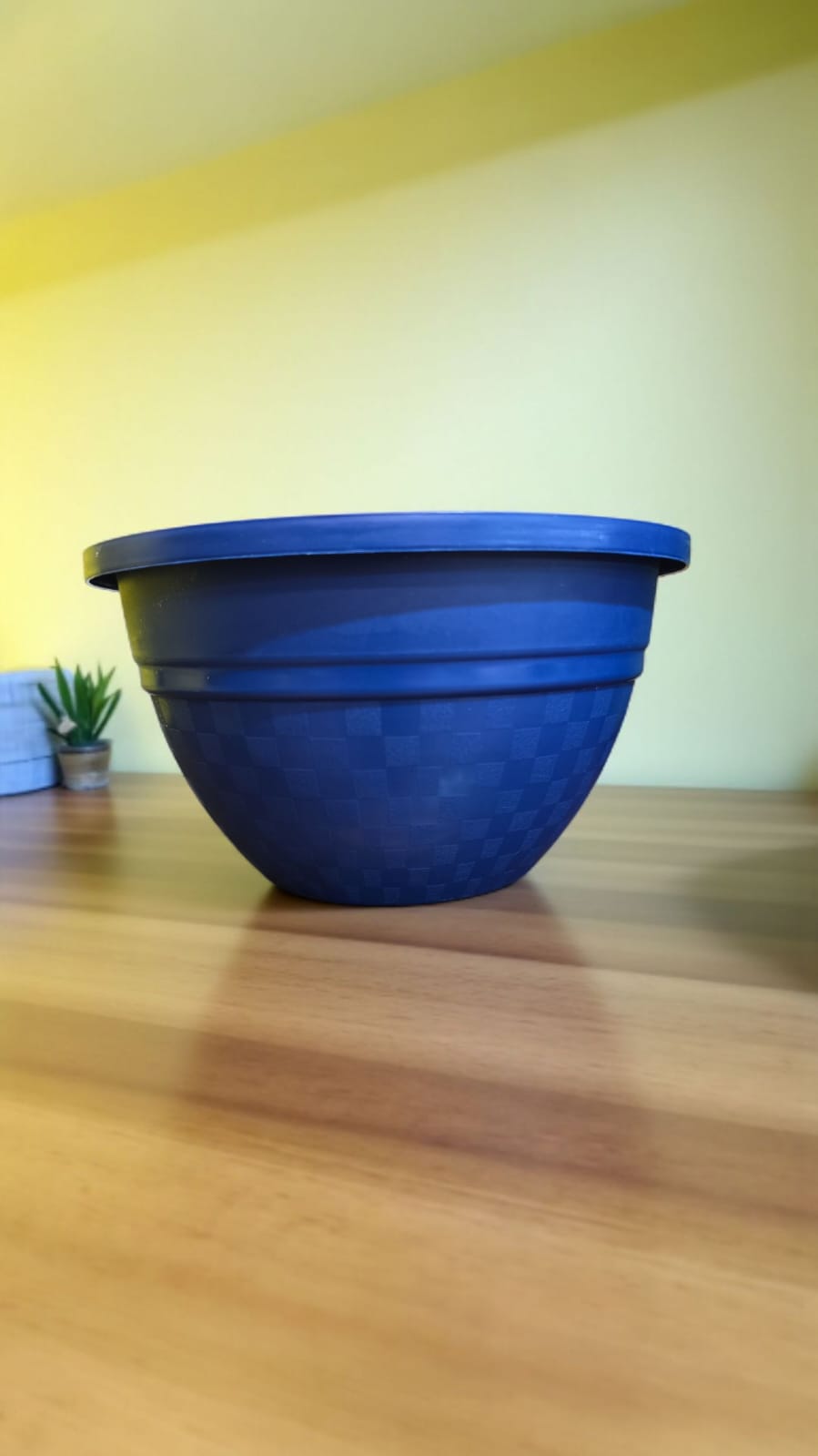 BRICK HANGING POT BLUE set of 5