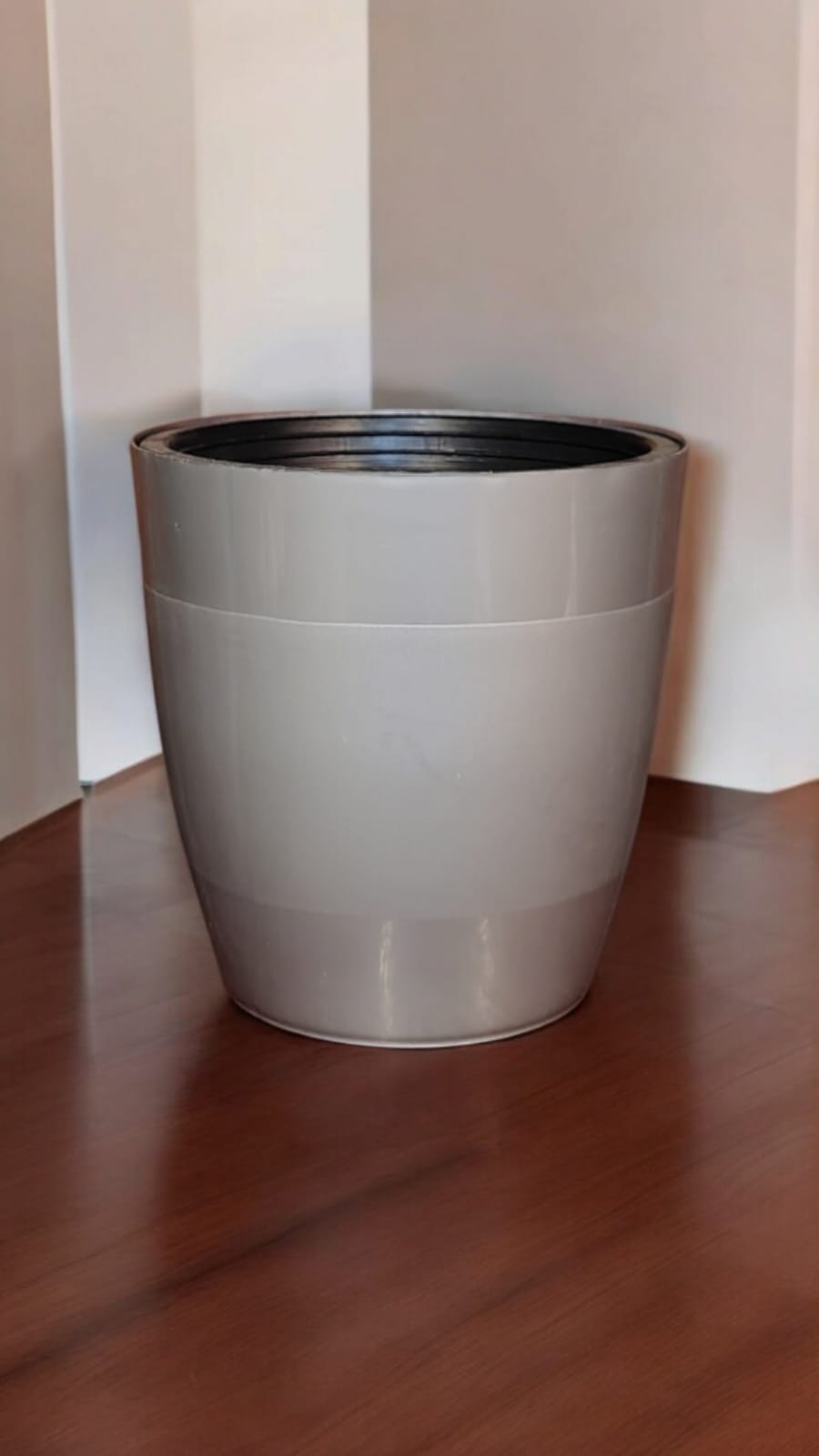6 INCH INDOOR SILVER+INNER Set of 3 pots