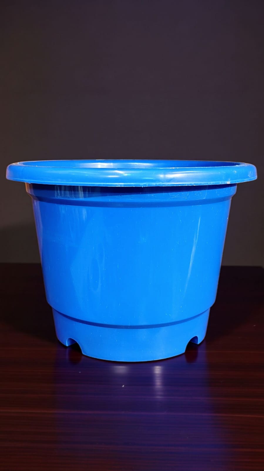Set of 10 BLUE  pots SHINE
