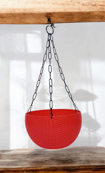 BASKET RED+CHAIN