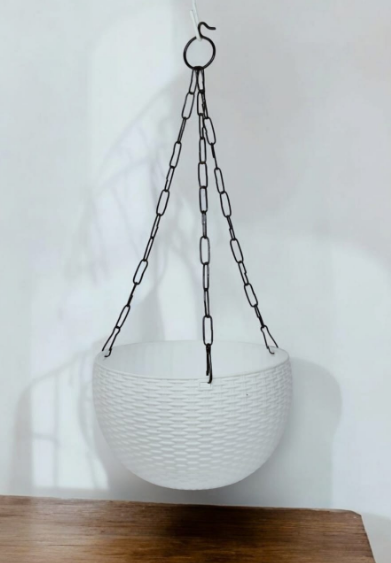 BASKET WHITE+CHAIN