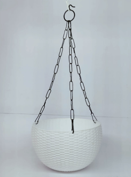 BASKET WHITE+CHAIN