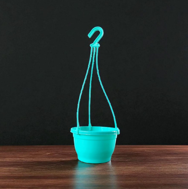 BL HANGING POT METRO GREEN+CLIP
