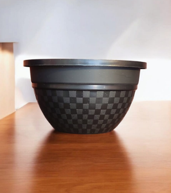 BRICK HANGING POT BLACK