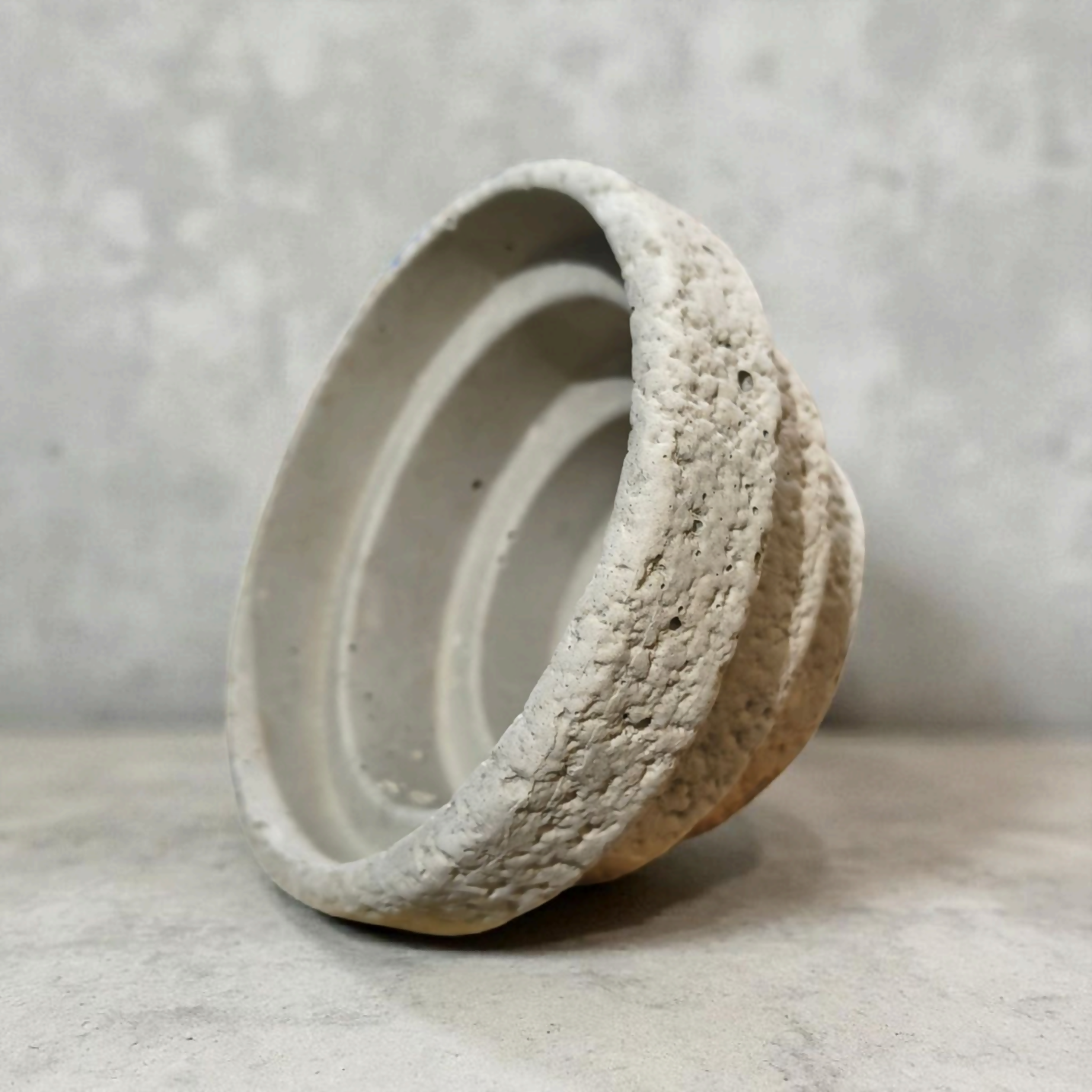 The Tread - 4.5"X 2.5"- Recycled concrete planter | Pore texture| Rough natural texture| eco friendly