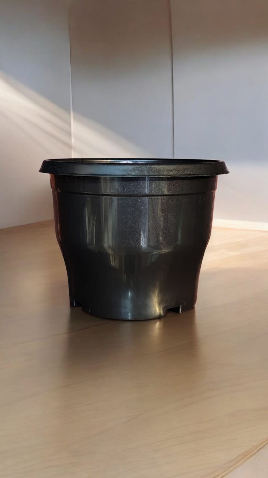 GARDEN POT BLACK Set of 10 pots