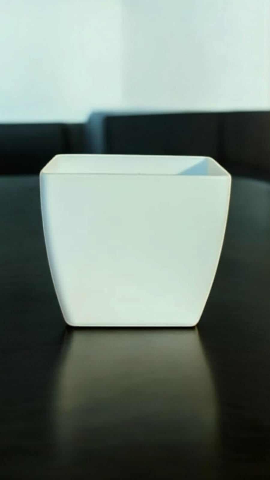 3 INCH SQUARE WHITE NEW