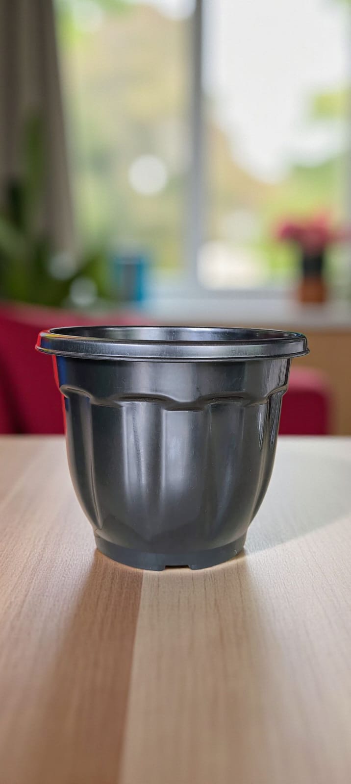 POT SET BLACK Set of 3 pots WILLA