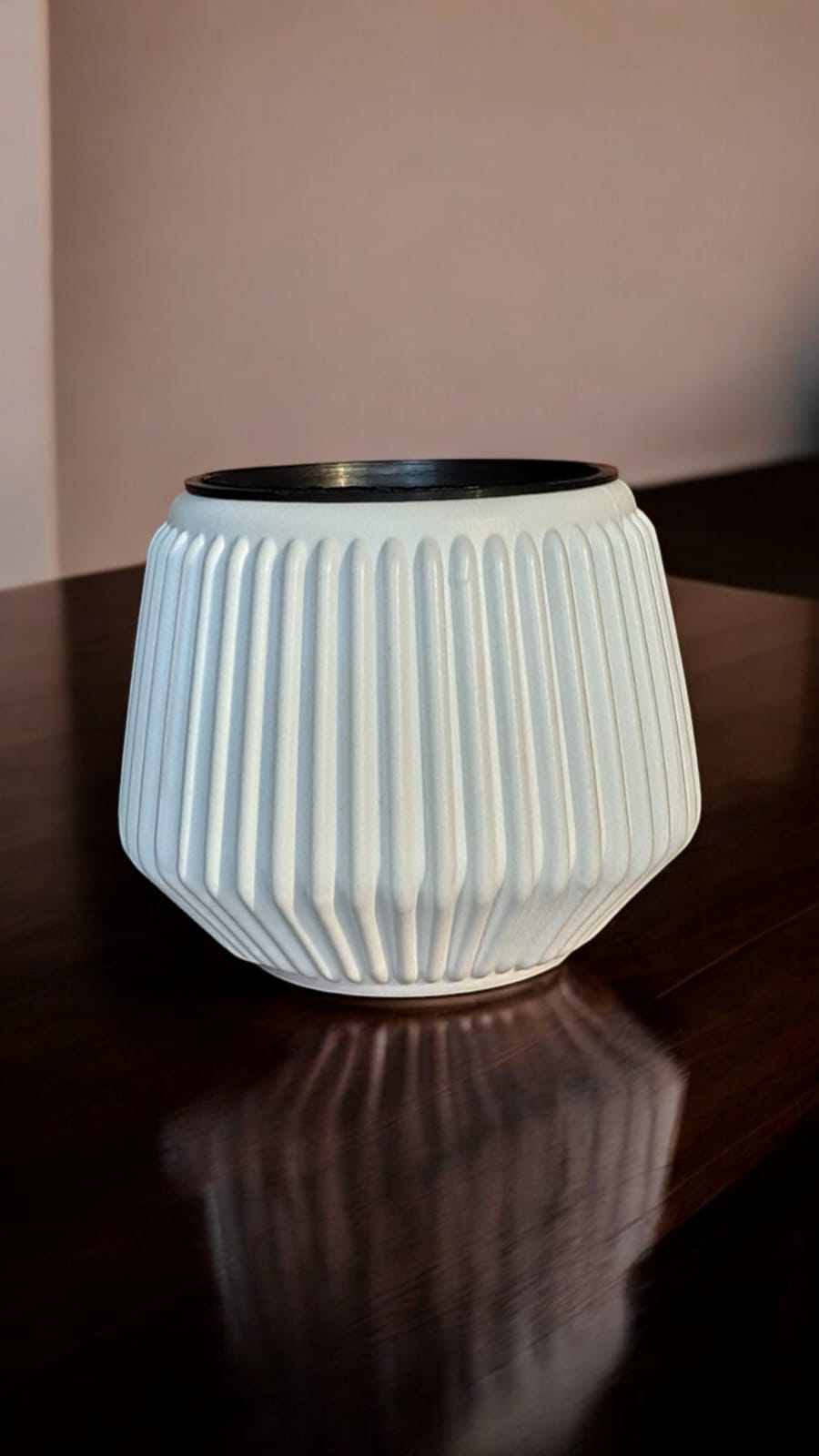 Set of 5 WHITE pot + Inner Pot SL LINE