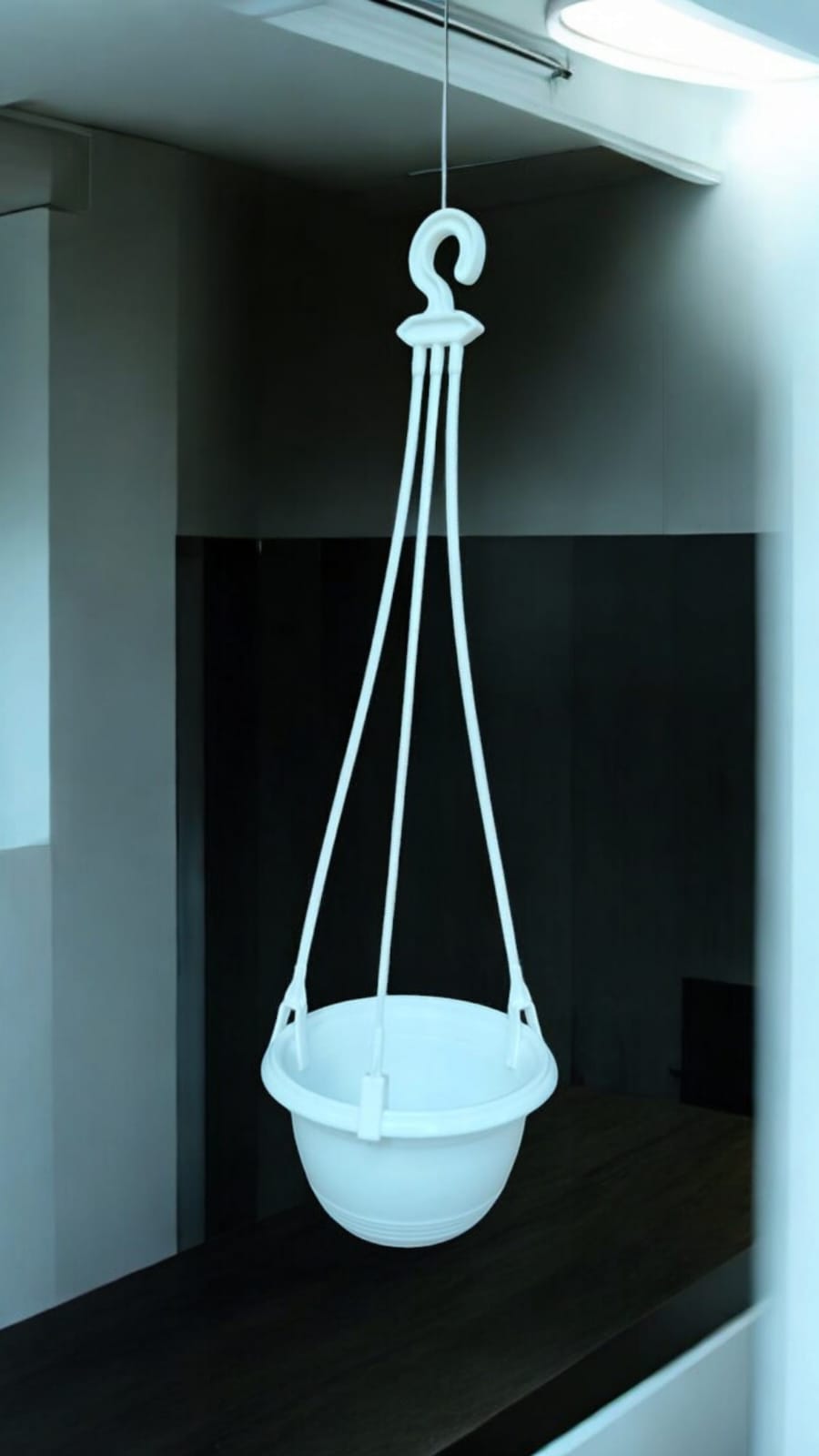 MINI HANGING WHITE+HANGER set of 5