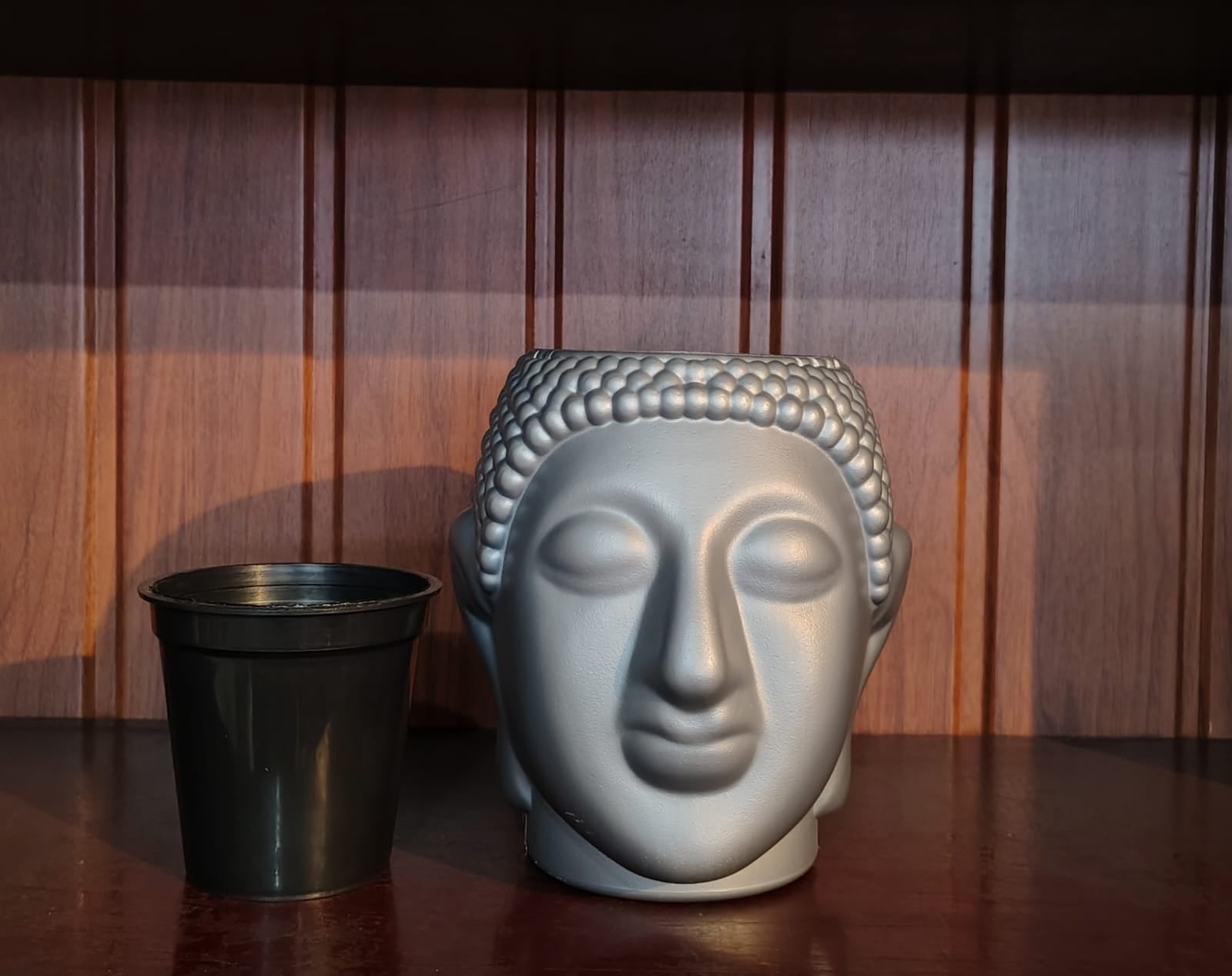 Buddha Medium Silver Pot