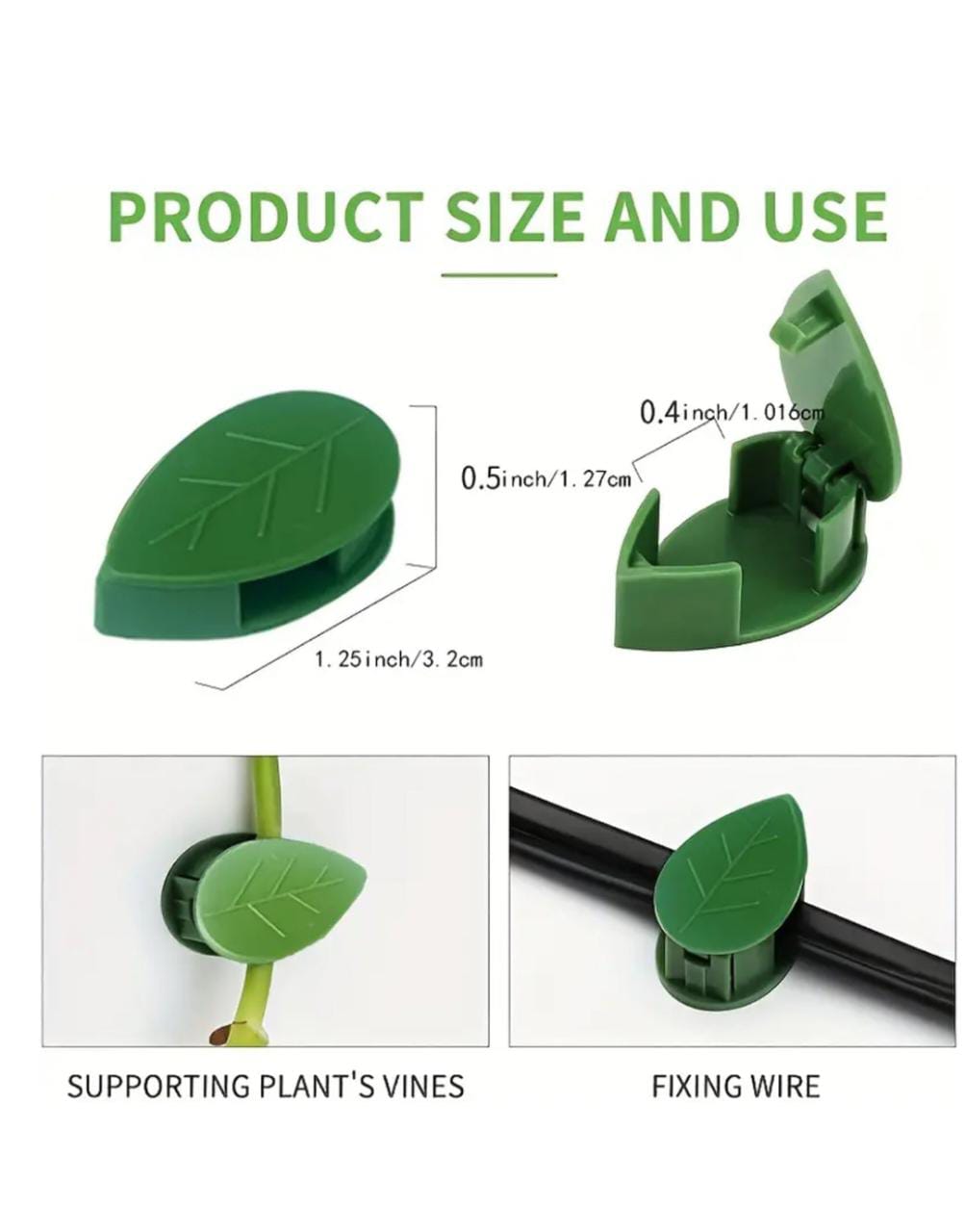 PLANT CLIMBING WALL CLIP 10 Pieces