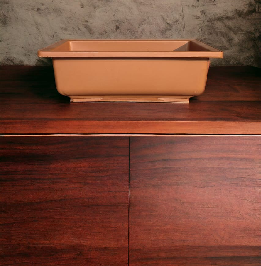 RECTANGULAR BONSAI BROWN 10PC Set