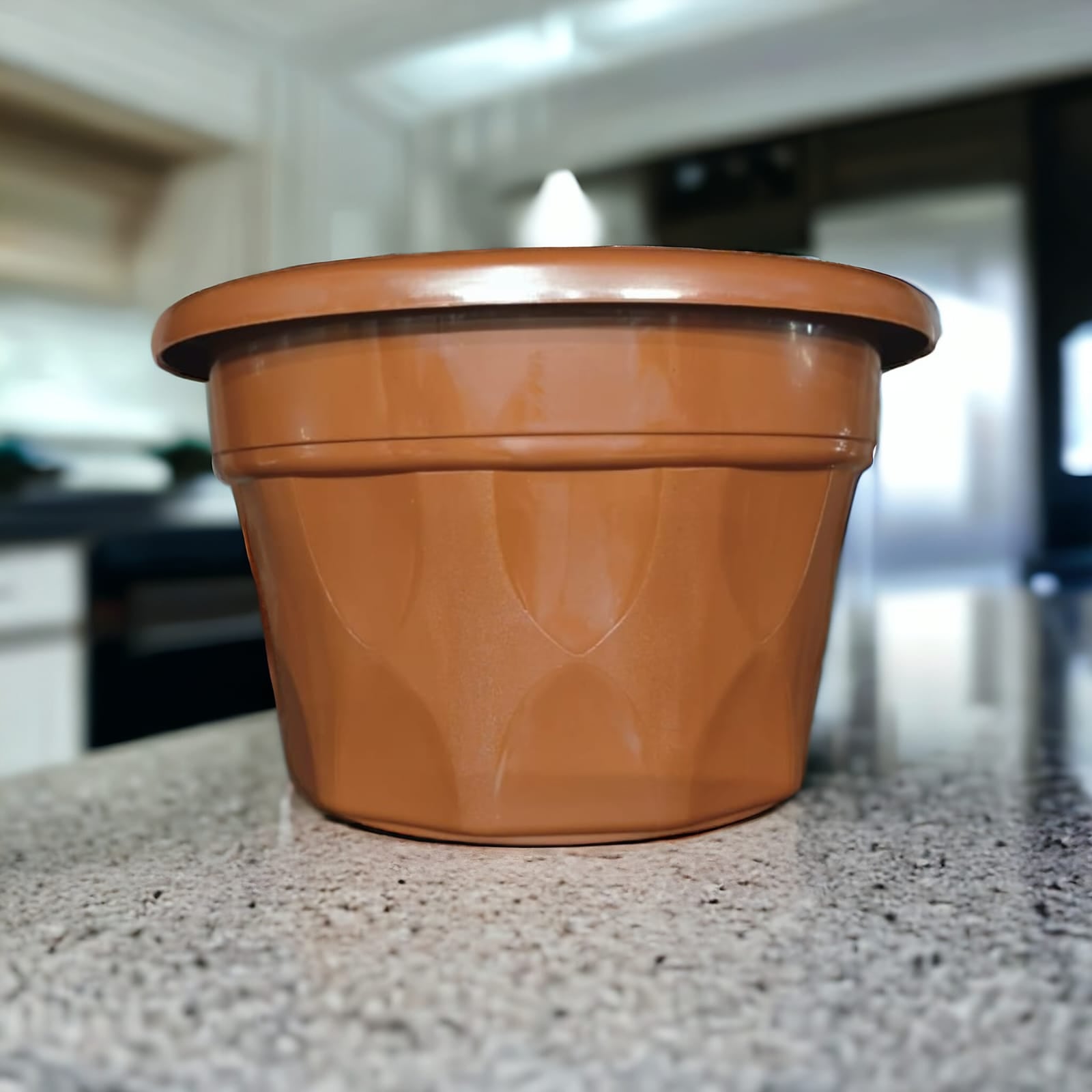 Set of 3 BROWN pots SUNROSE