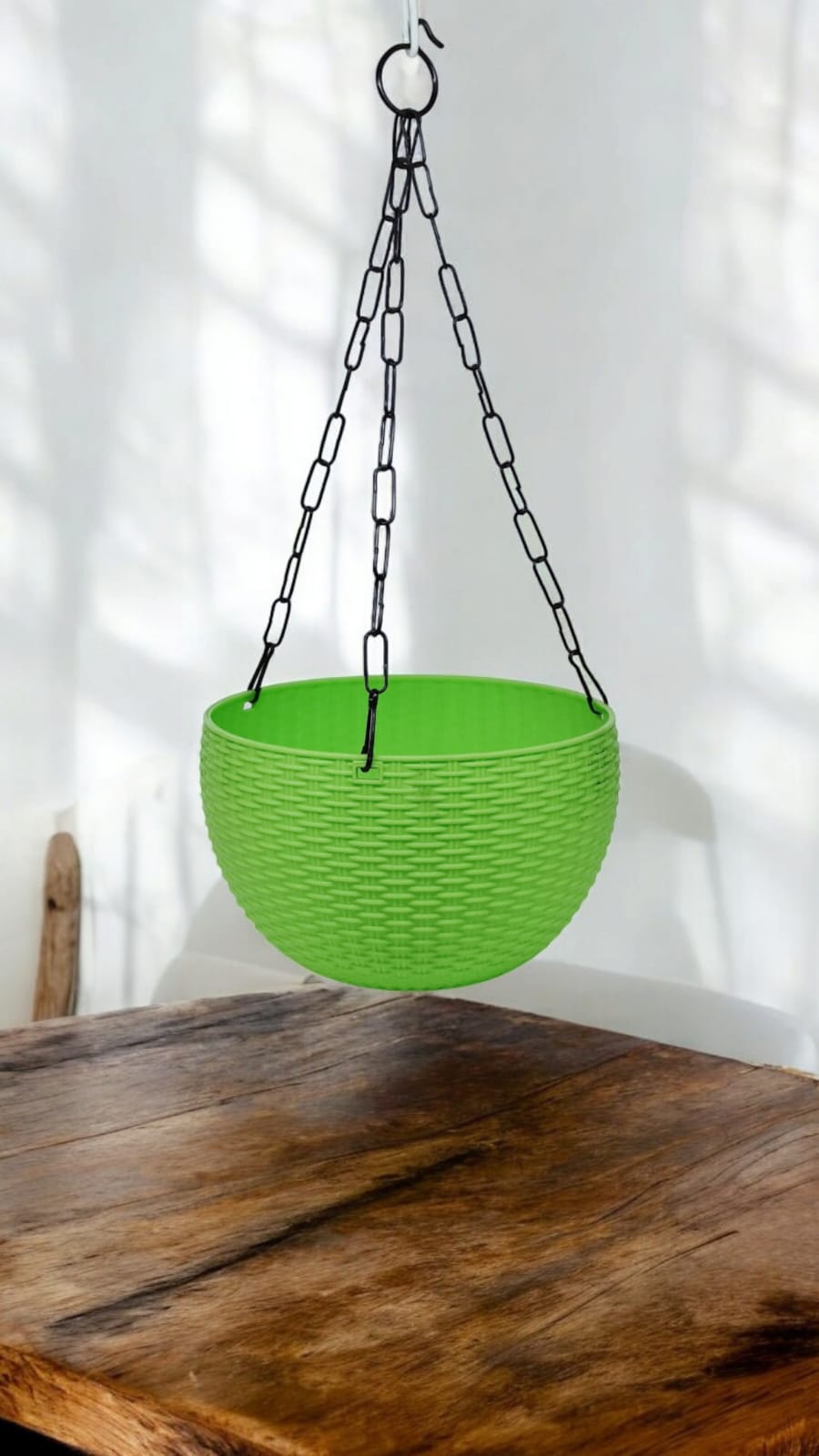BASKET GREEN+CHAIN set of 5