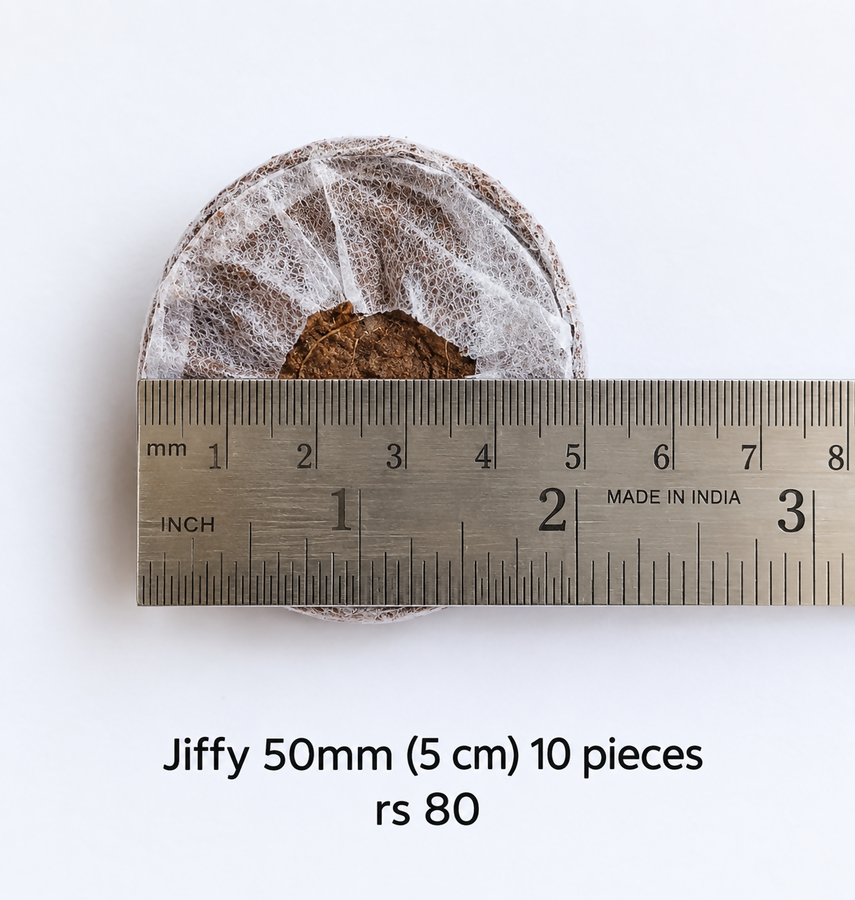 Jiffy bag- growing media- 50mm-10 pieces - The Lush Flora