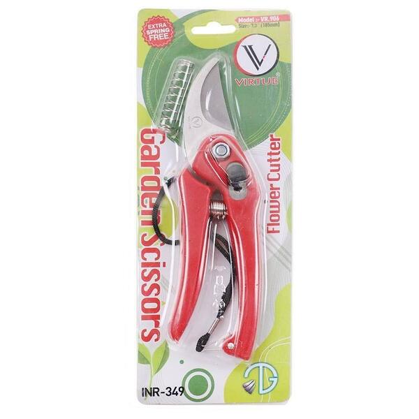 Virtue's Gardening Plant Cutter - 7.3" | Garden Pruner | Garden Scissors | Garden Shear | Heavy Duty gardening tool for Plant Branch Cutter